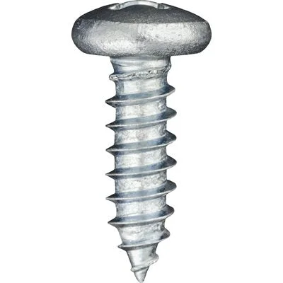 Screws for Pre-Drilled Holes in Wood-Auveco # 2808 10 X 5/8" Phillips Pan Head Tapping Screw Zinc. Qty 100.