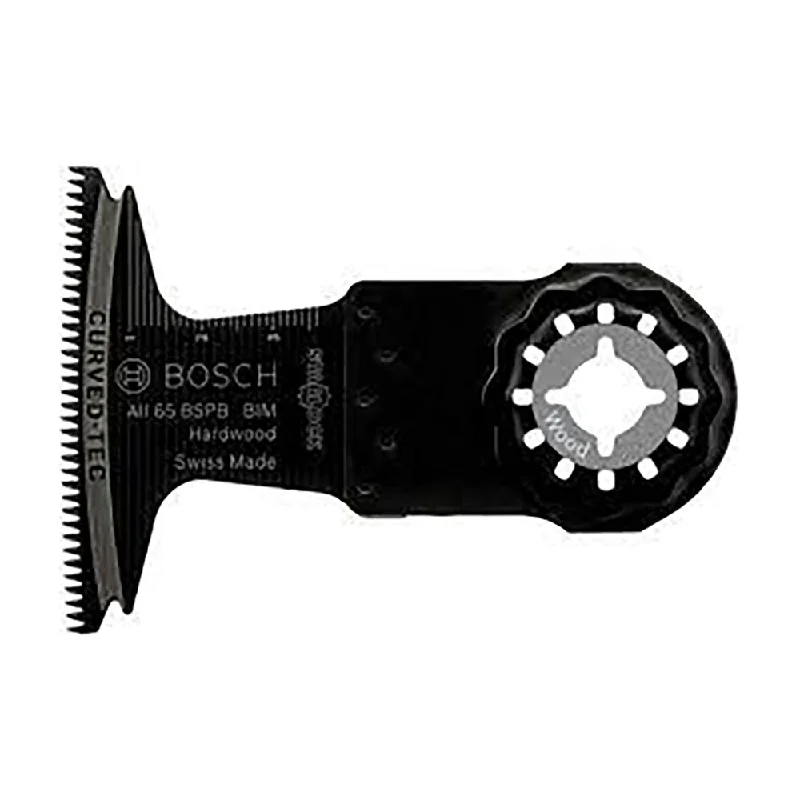 Carbide Saw Blades for Cutting Fiberglass-Bosch Multi Tool Plunge Cutting Blade, Wood & Metal, Curved-Tec65 x 40 mm