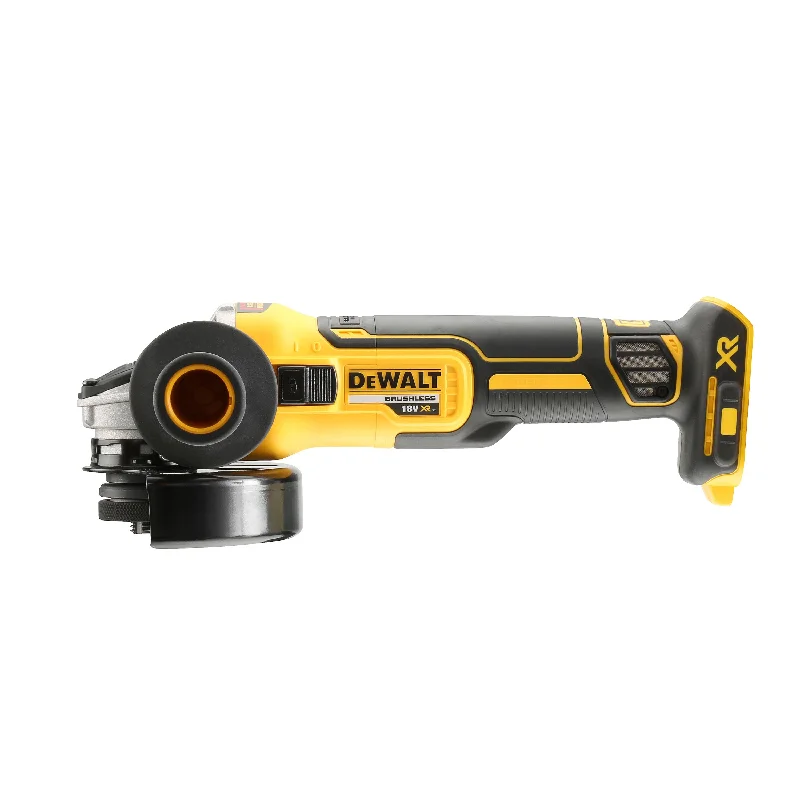 Industrial Angle Grinder for Tough Industrial Jobs-DeWalt DCG405 18V XR Li-Ion Cordless Brushless 125mm Angle Grinder (800 Wattage)