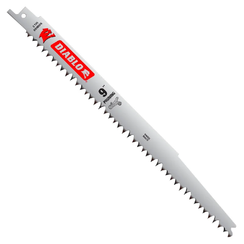 Saw Blades for Cutting Stone and Masonry-Diablo DS0905FG5 9" Fleam Ground Recip Blade for Pruning, 5 Pack