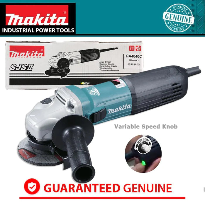 Angle Grinder with Precision for Detailed Metalwork-Makita 4'' Angle Grinder 1400W GA4040C