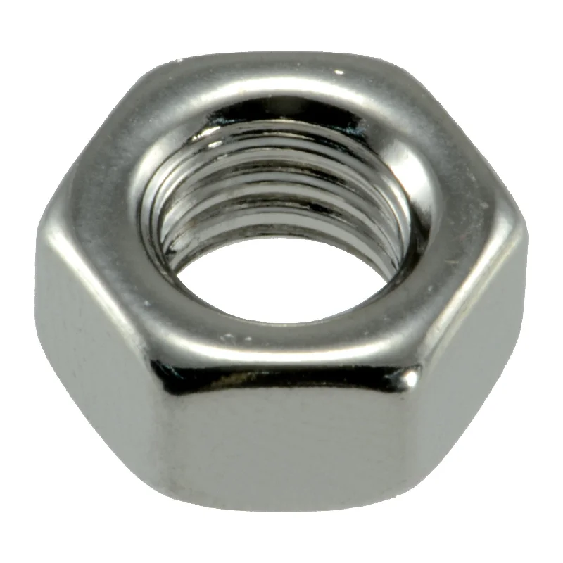 Nuts for Installing Large Fixtures and Fittings-5/16"-18 Polished 18-8 Stainless Steel Grade 5 Coarse Thread Hex Nuts