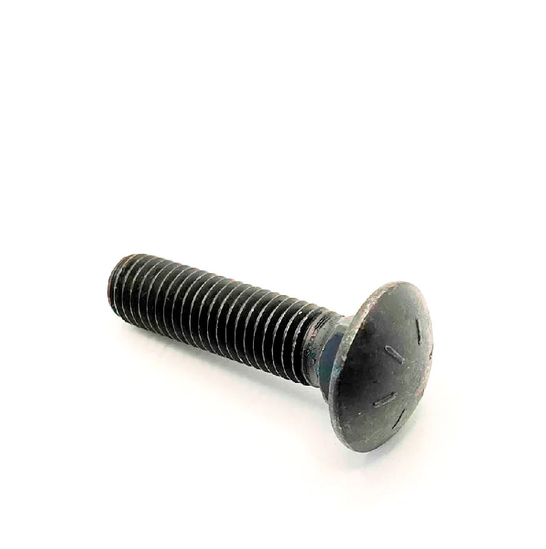 Bolts for Fixing Grills and Gates to Walls-5/8-11 X 2-1/2in UNC Grade 8 Full Thread Shaker Screen Plow Bolt Plain Finish