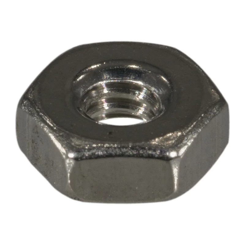 Nuts for Use in Structural and Industrial Applications-#4-40 18-8 Stainless Steel Coarse Thread Hex Nuts (50 pcs.)