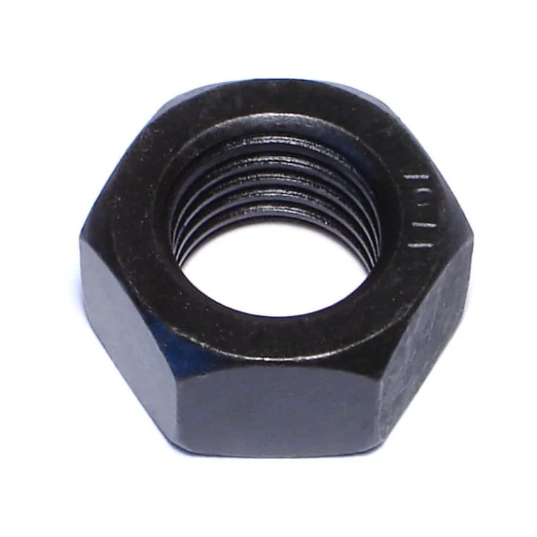 Nuts for Framing and Securing Wall Panels-20mm-2.5 Black Phosphate Class 10 Steel Coarse Thread Hex Nuts