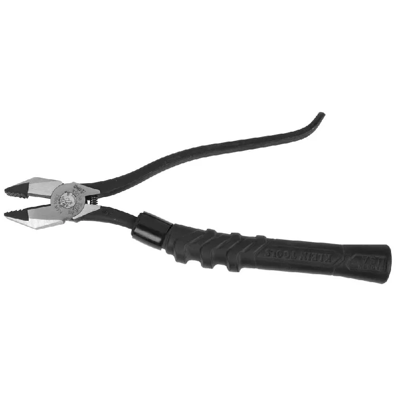 Pliers with Precision Tip for Small Objects-Slim-Head Ironworker's Pliers Comfort Grip, Aggressive Knurl, 9-Inch