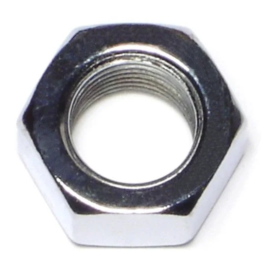 Nuts for Electrical Equipment Mounting-1/2"-20 Chrome Plated Grade 5 Steel Fine Thread Hex Nuts (10 pcs.)