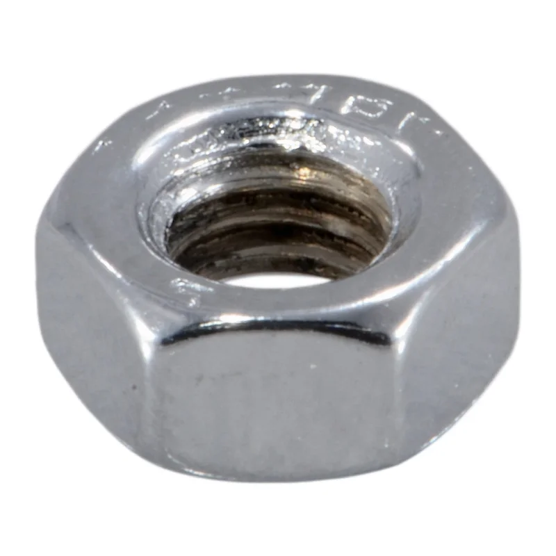 Nuts for Securing Reinforced Concrete Parts-6mm-1.0 Chrome Plated Class 8 Steel Coarse Thread Hex Nuts