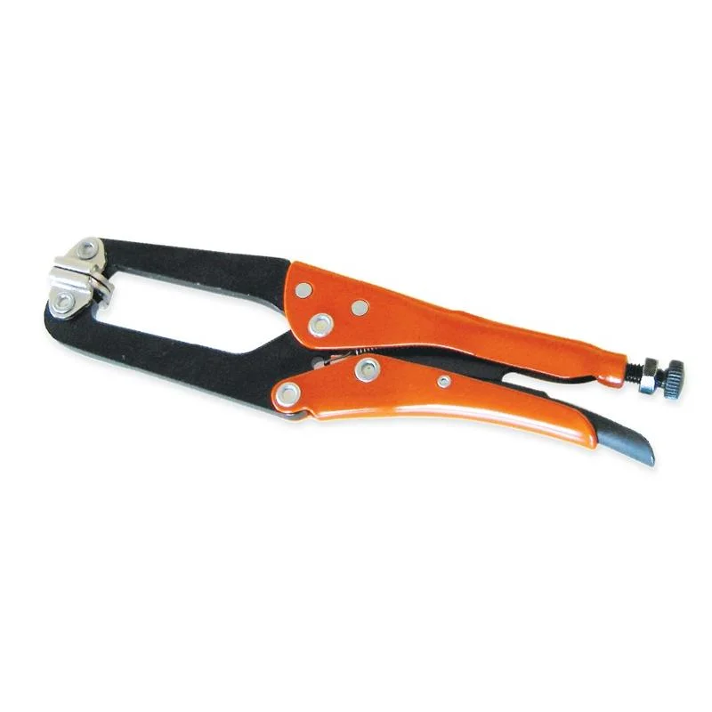 Locking Pliers for Strong Grip-Grip-On 23306 Swivel Tips-Orange, L. 6 Inch