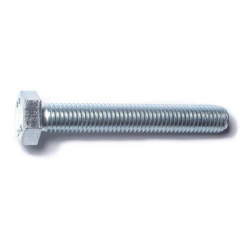 Bolts for Fastening Industrial Machines-12mm-1.75 x 80mm Zinc Plated Class 8.8 Steel Coarse Full Thread Hex Bolts