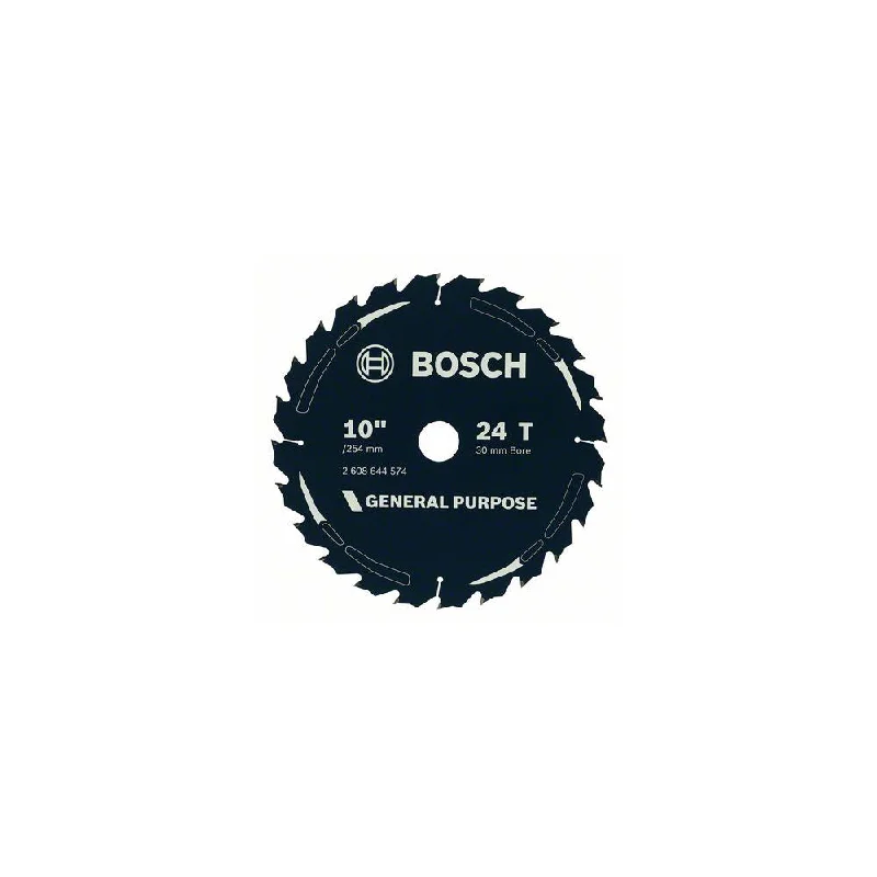 High-Performance Saw Blades for Hardwood-Bosch General PurposeØ 10" / 254 mm x 2.5 x 30 mm, 24 T