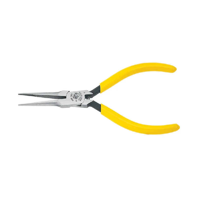 Pliers for Crimping Metal Straps-Klein 5" Long Needle-Nose Pliers  (94-D318-51/2C)