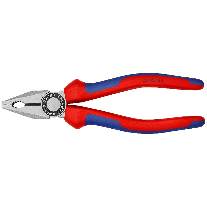 High-Precision Pliers for Delicate Tasks-Knipex 03 02 180 7 1/4" Combination Pliers