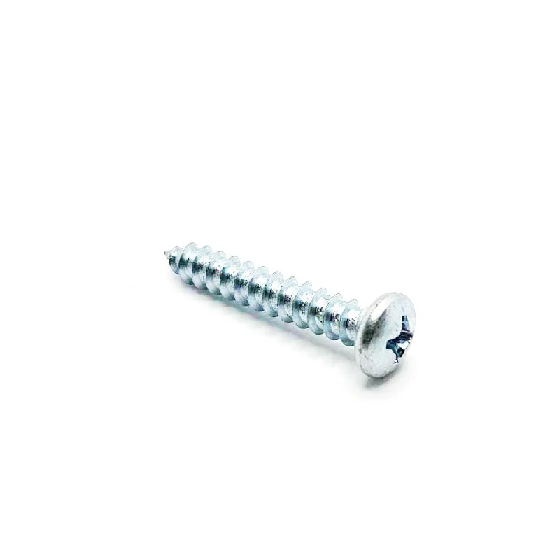 Screws for Kitchen Cabinet Installation-#14 x 1-1/2in Phillps Pan Tapping Screw Clear Zinc